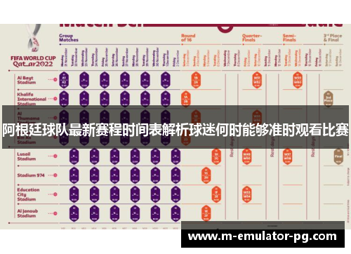 阿根廷球队最新赛程时间表解析球迷何时能够准时观看比赛